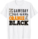 On Gameday Football We Wear Orange And Black Leopard Print T-Shirt - T-Shirt | White