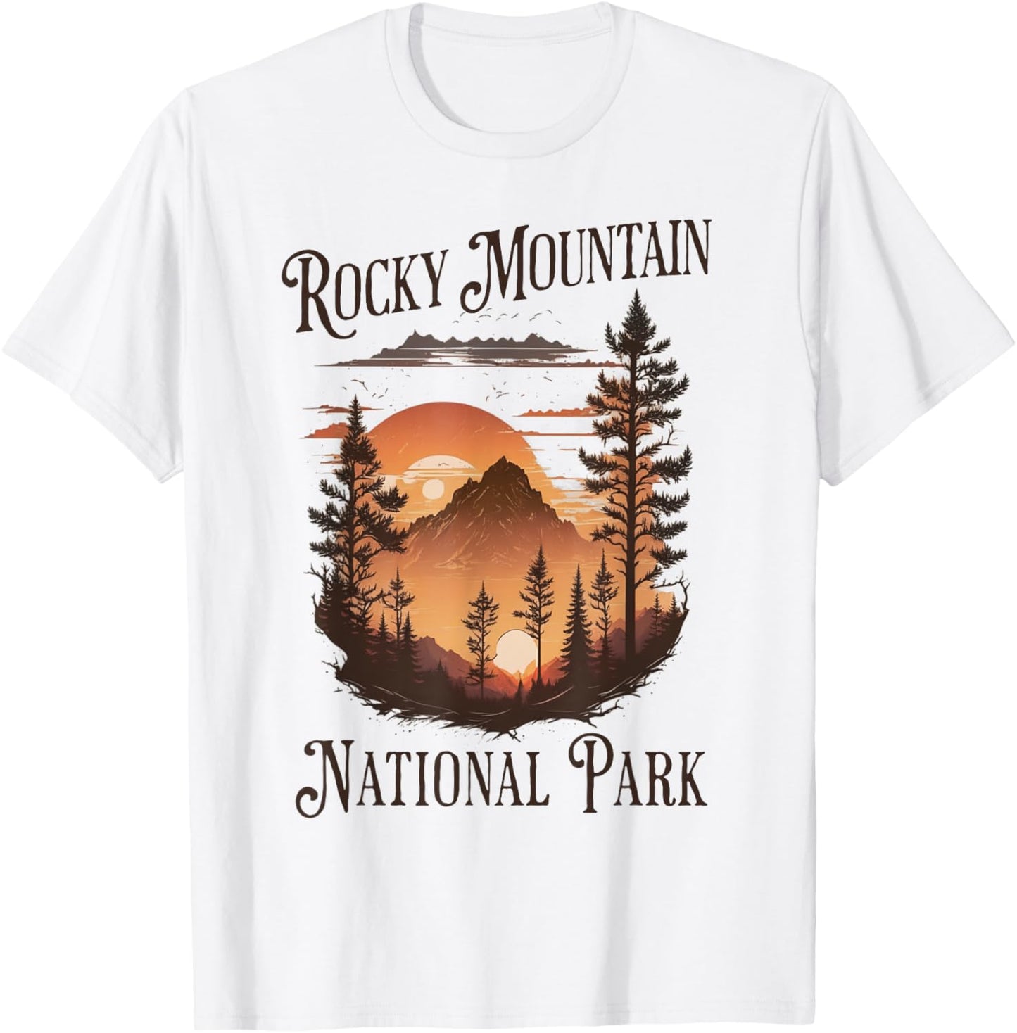 Rocky Mountain National Park T-Shirt - T-Shirt | White