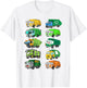 Toddler Boy Types of Garbage Truck Shirt Kids Trash Truck T-Shirt - T-Shirt | White