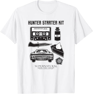 Supernatural Hunter Starter Kit Join The Hunt Icons T-Shirt - T-Shirt | White