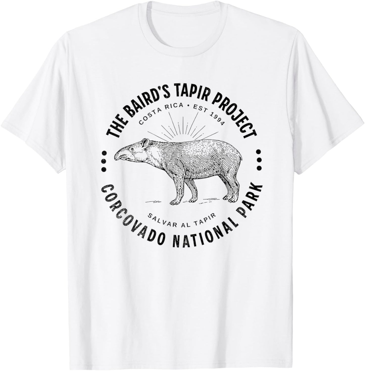 Save the Tapir Corcovado National Park Costa Rica Tapir T-Shirt - T-Shirt | White