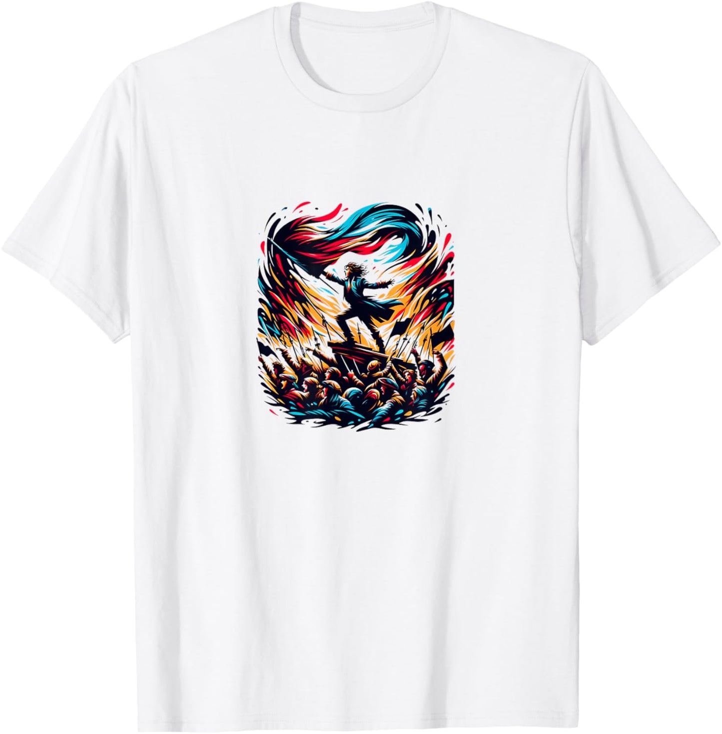 Les Mis Storm The Barricades French Revolution T-Shirt - T-Shirt | White