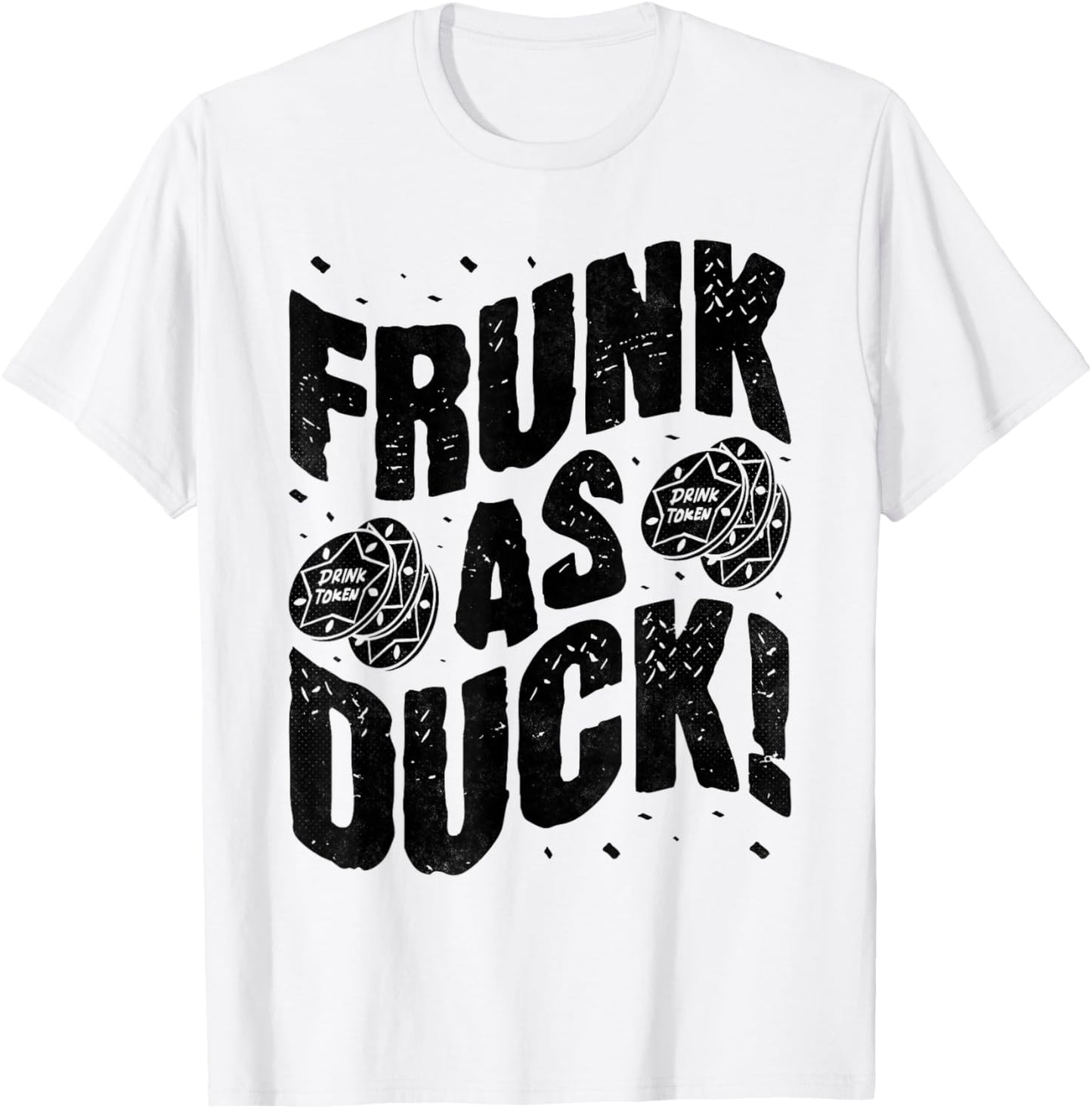 Frunk As Duck, Bar Crawl Craft Beer Pub Hopping T-Shirt - T-Shirt | White