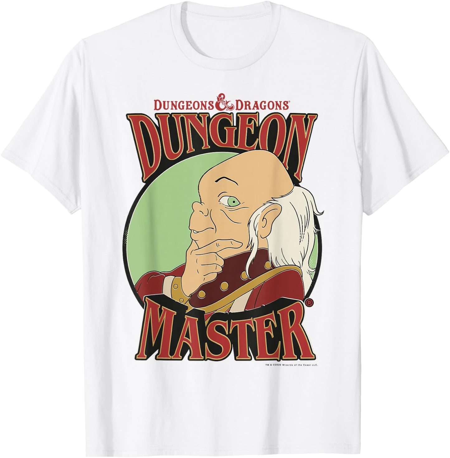 Dungeons & Dragons Dungeon Master Profile T-Shirt - T-Shirt | White