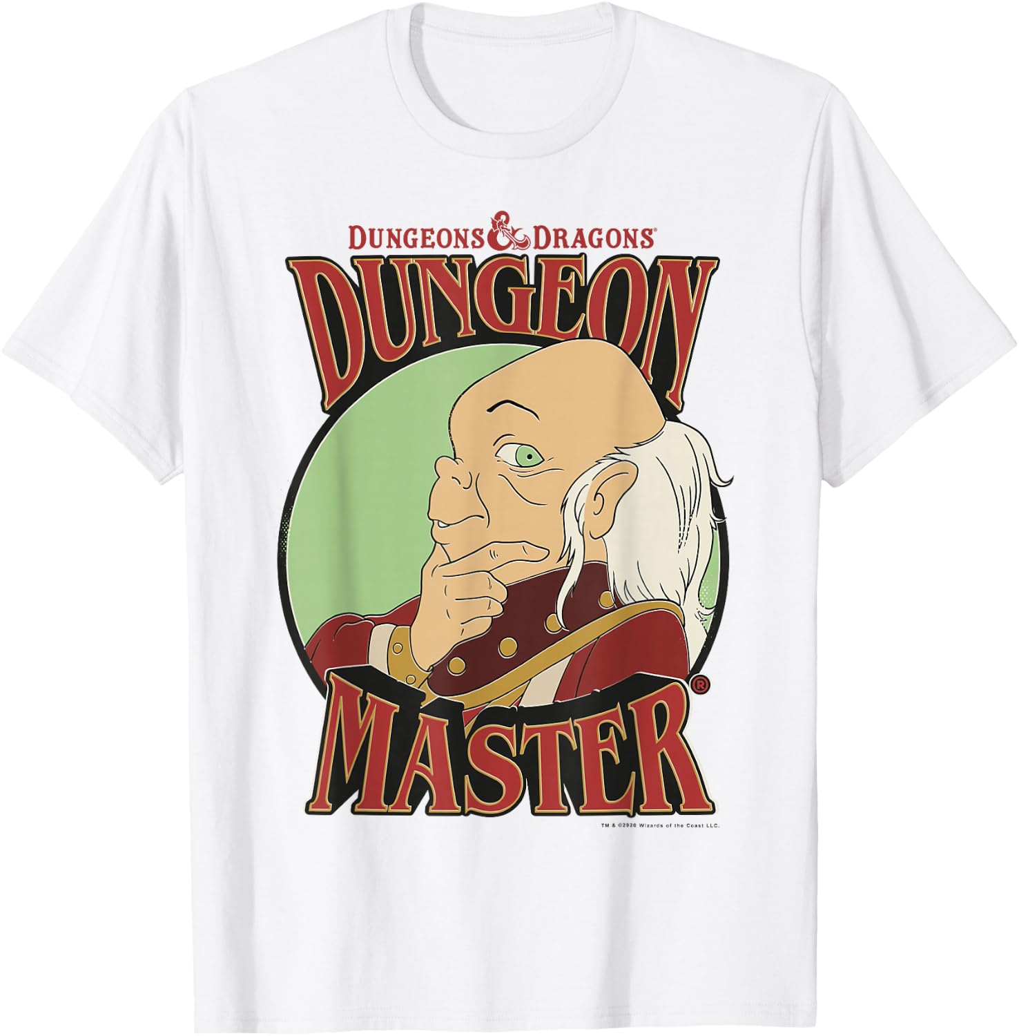 Dungeons & Dragons Dungeon Master Profile T-Shirt - T-Shirt | White