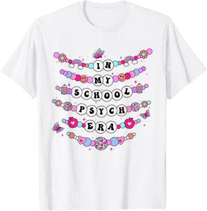 Women In My School Psych Era Retro School Psychologist T-Shirt - T-Shirt | White