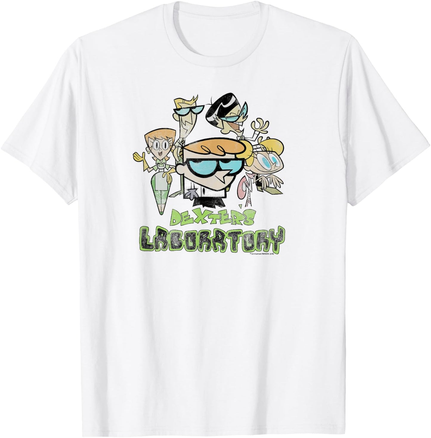 Dexter's Laboratory Vintage Cast T-Shirt - T-Shirt | White