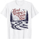 Lord Willing & The Creek Don't Rise Funny Design T-Shirt - T-Shirt | White
