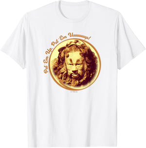 The Wizard of Oz Cowardly Lion Put 'Em Up Portrait T-Shirt - T-Shirt | White