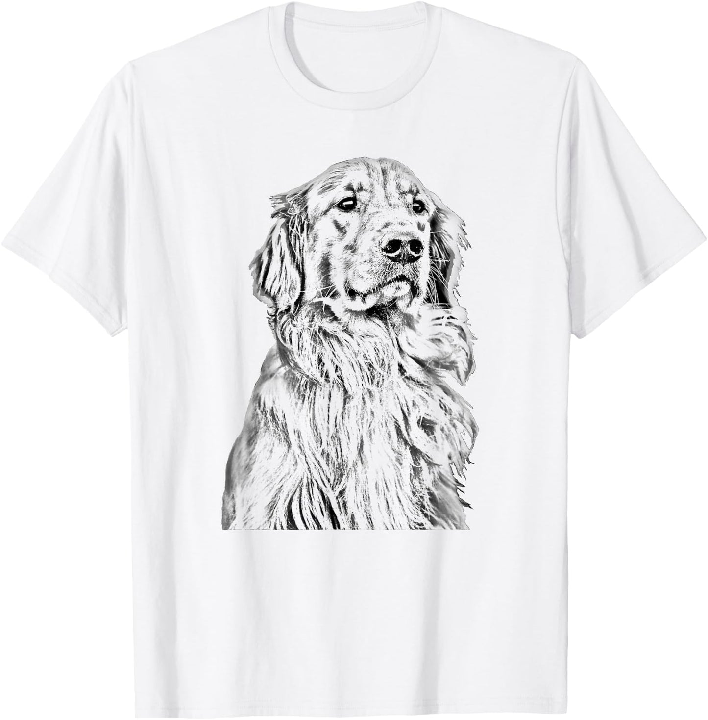 Golden Retriever Dog Lover Cream Retriever Mom Dad Men Women Kids T-Shirt - T-Shirt | White