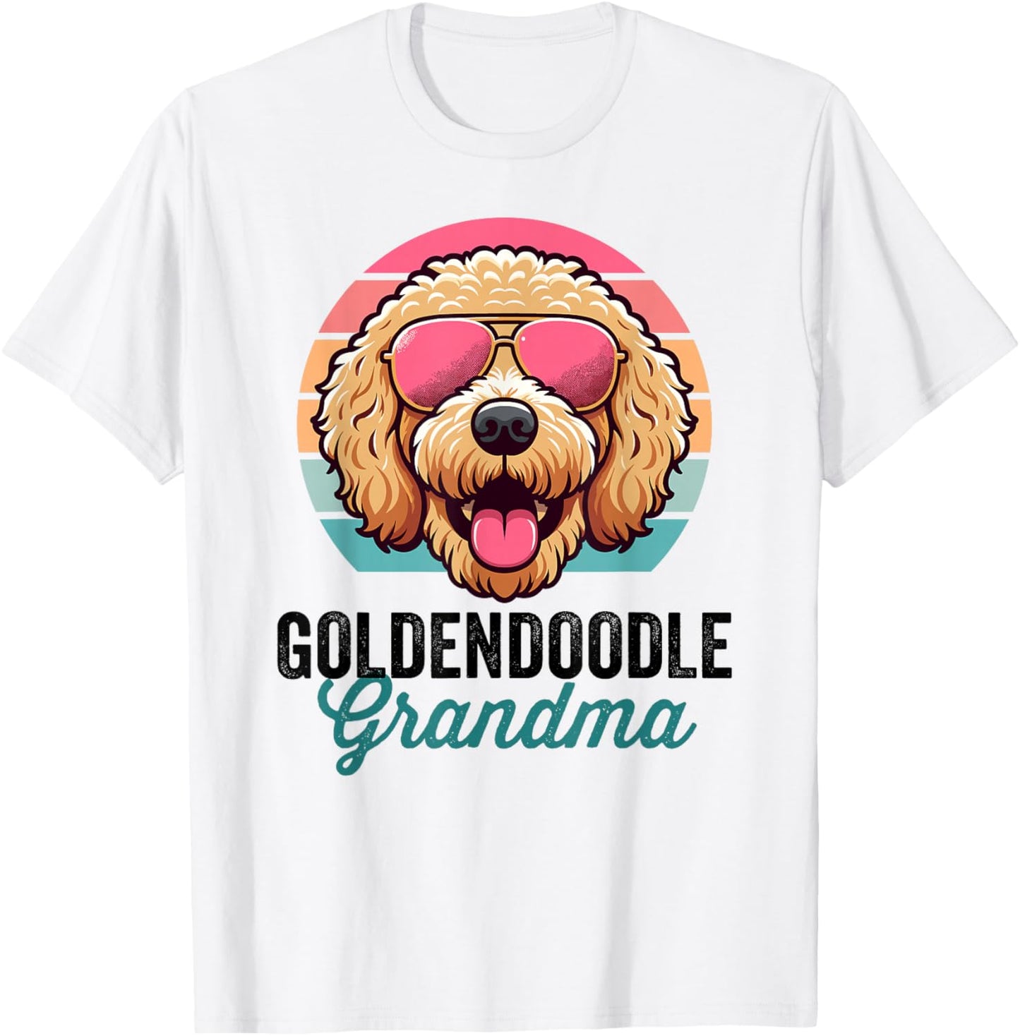 Golden Doodle Dog, Nana, Goldendoodle Grandma T-Shirt - T-Shirt | White