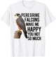 Peregrine Falcon Men Women Falconer Falconry BirdWatching T-Shirt - T-Shirt | White