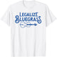 Legalize bluegrass! Funny Vintage Fiddle Violin Graphic T-Shirt - T-Shirt | White