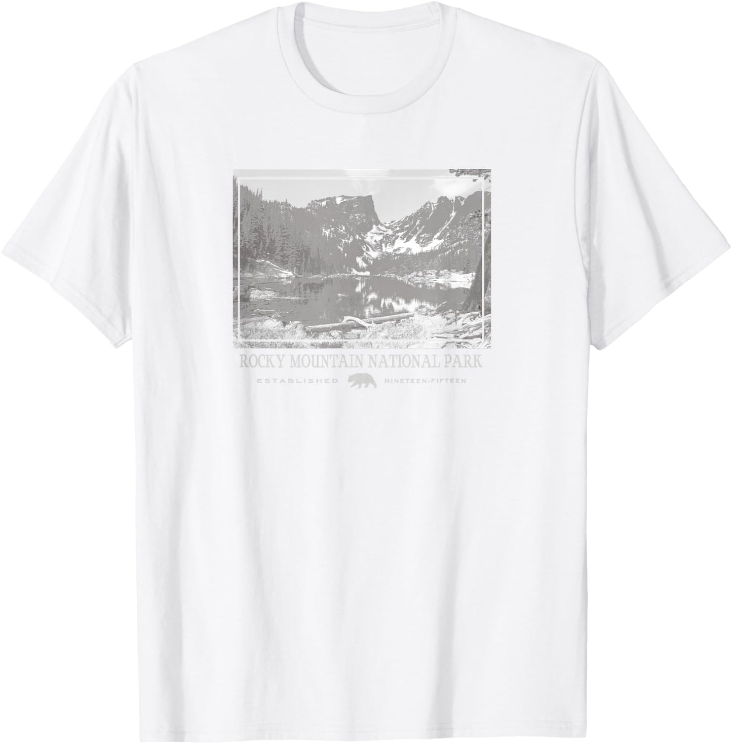 Rocky Mountain National Park Graphic T-Shirt - T-Shirt | White