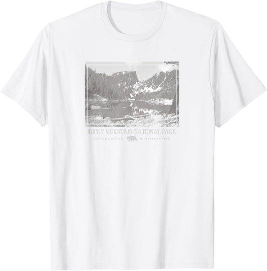 Rocky Mountain National Park Graphic T-Shirt - T-Shirt | White