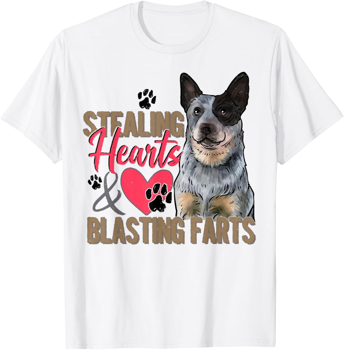 Blue Heeler Lover Blue Heeler Dog Blue Heeler Owner T-Shirt - T-Shirt | White