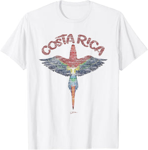 JCombs: Costa Rica Scarlet Macaw T-Shirt - T-Shirt | White