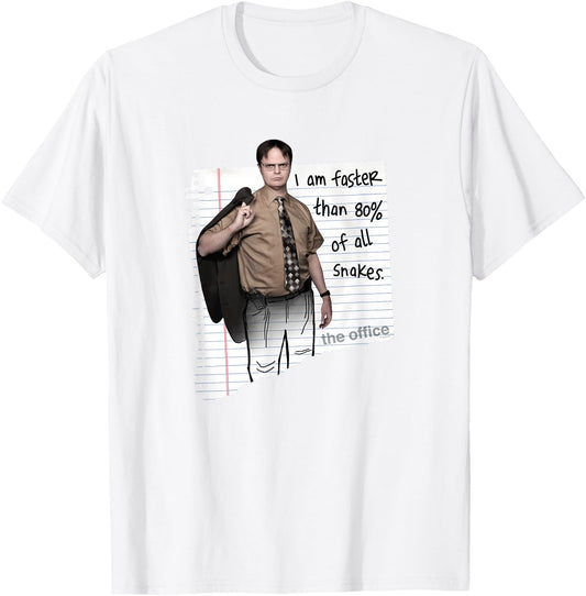 The Office Dwight Schrute Snakes Standard T-Shirt - T-Shirt | White