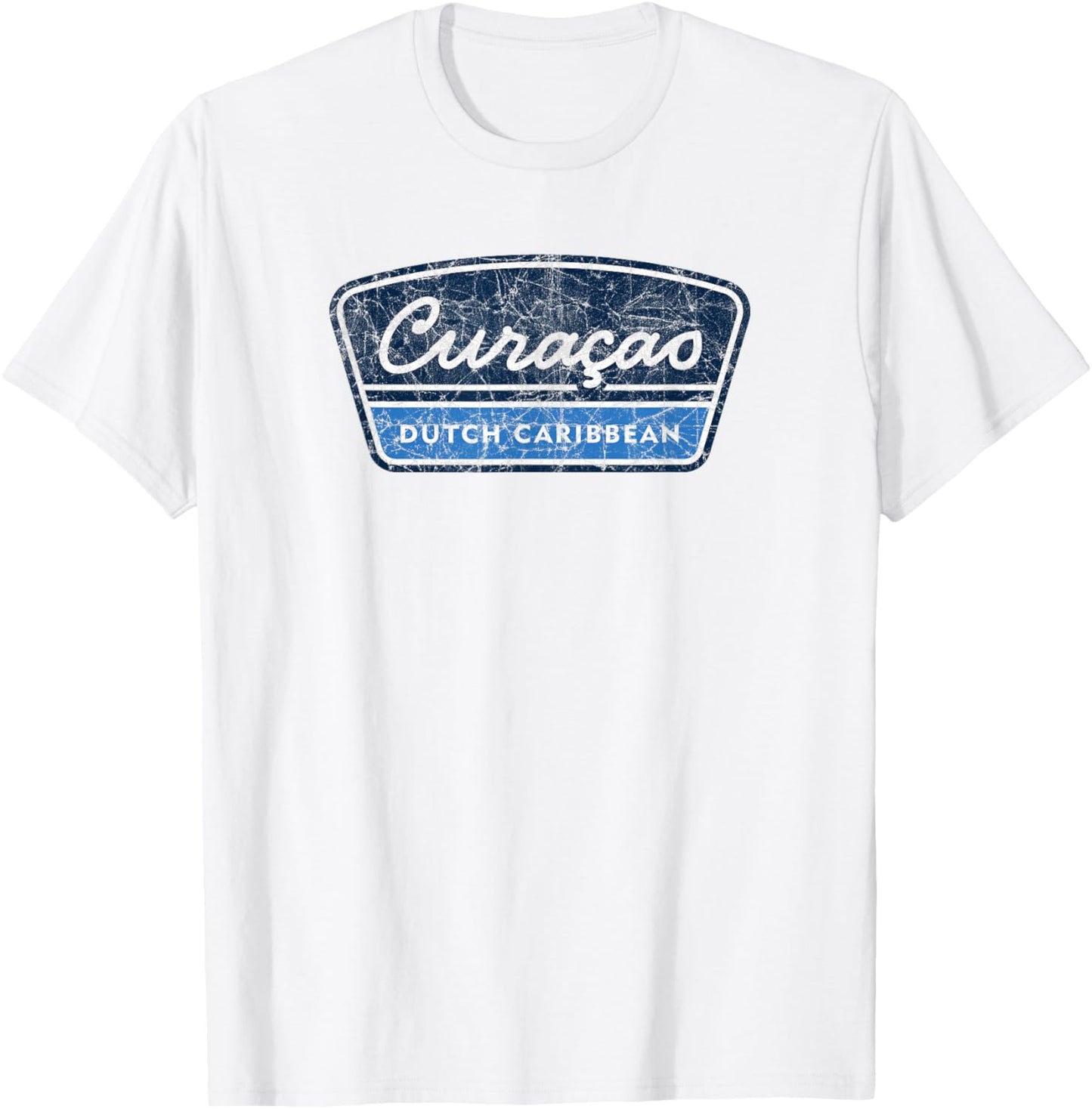Vintage Curacao Dutch Caribbean Souvenir Retro T-Shirt - T-Shirt | White
