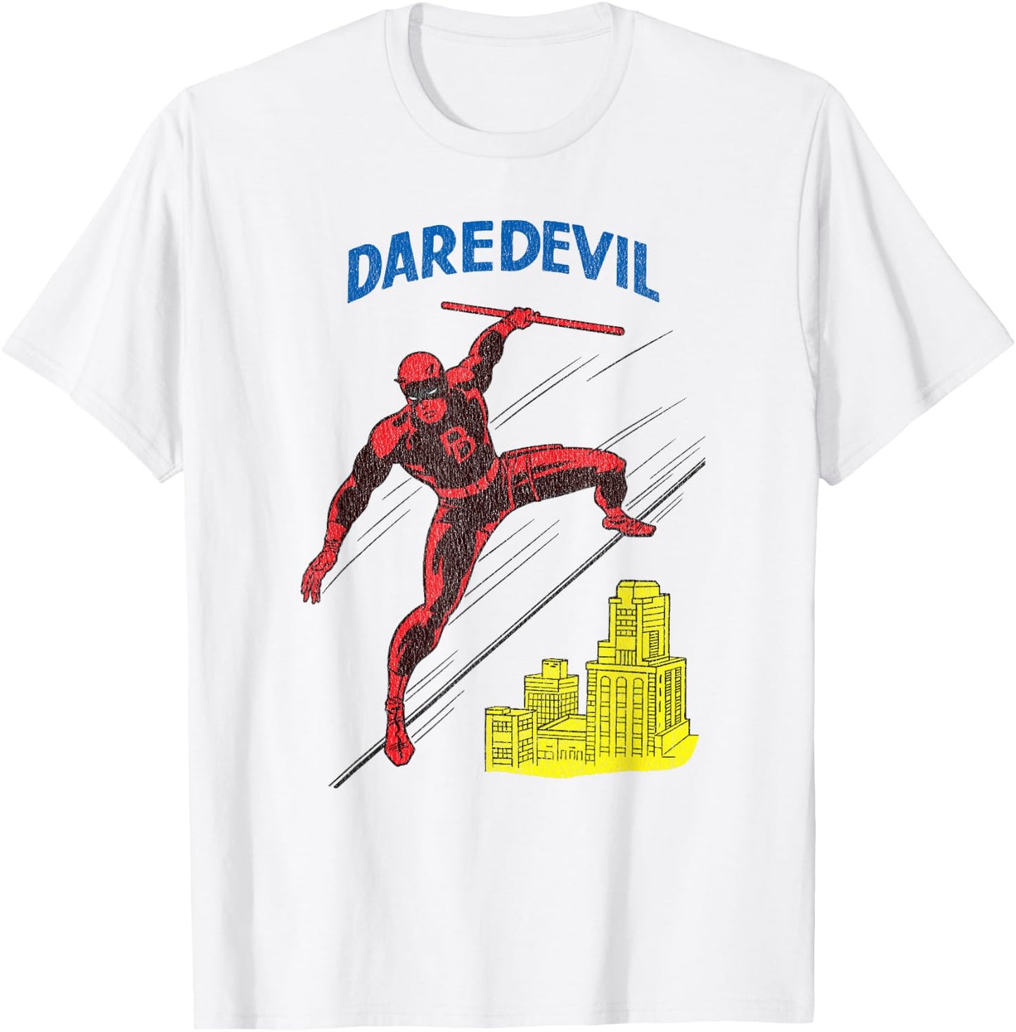 Marvel Daredevil Retro Comic T-Shirt - T-Shirt | White