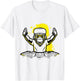 DJ Monkey Music Party Fun Sunglasses Fun Dancing Club T-Shirt - T-Shirt | White
