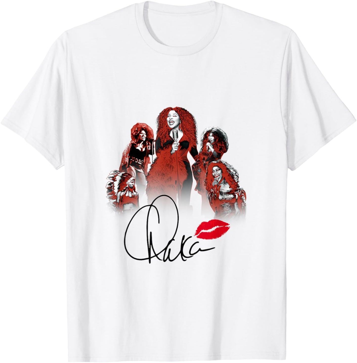 Chaka Khan - Lips 50 T-Shirt - T-Shirt | White