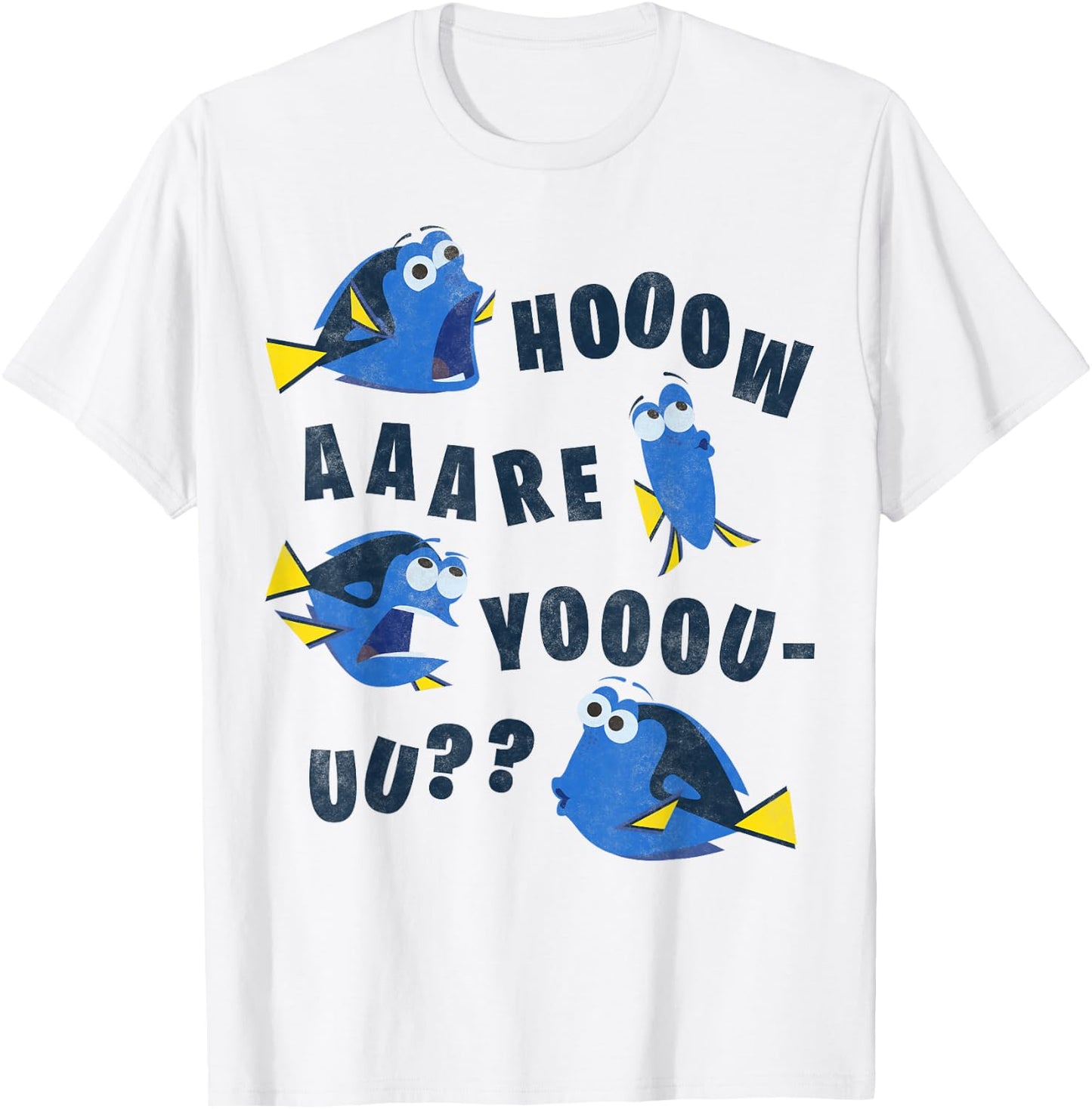 Disney Pixar Finding Dory How are You Graphic T-Shirt - T-Shirt | White