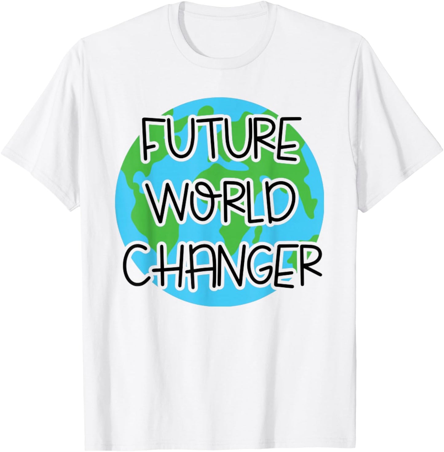 Future World Changer, Save the Earth T-Shirt - T-Shirt | White