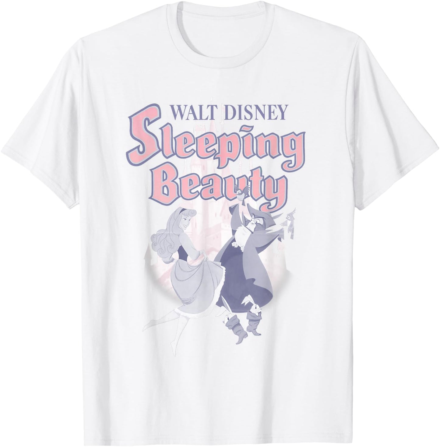 Disney Sleeping Beauty Aurora Dancing Poster T-Shirt - T-Shirt | White