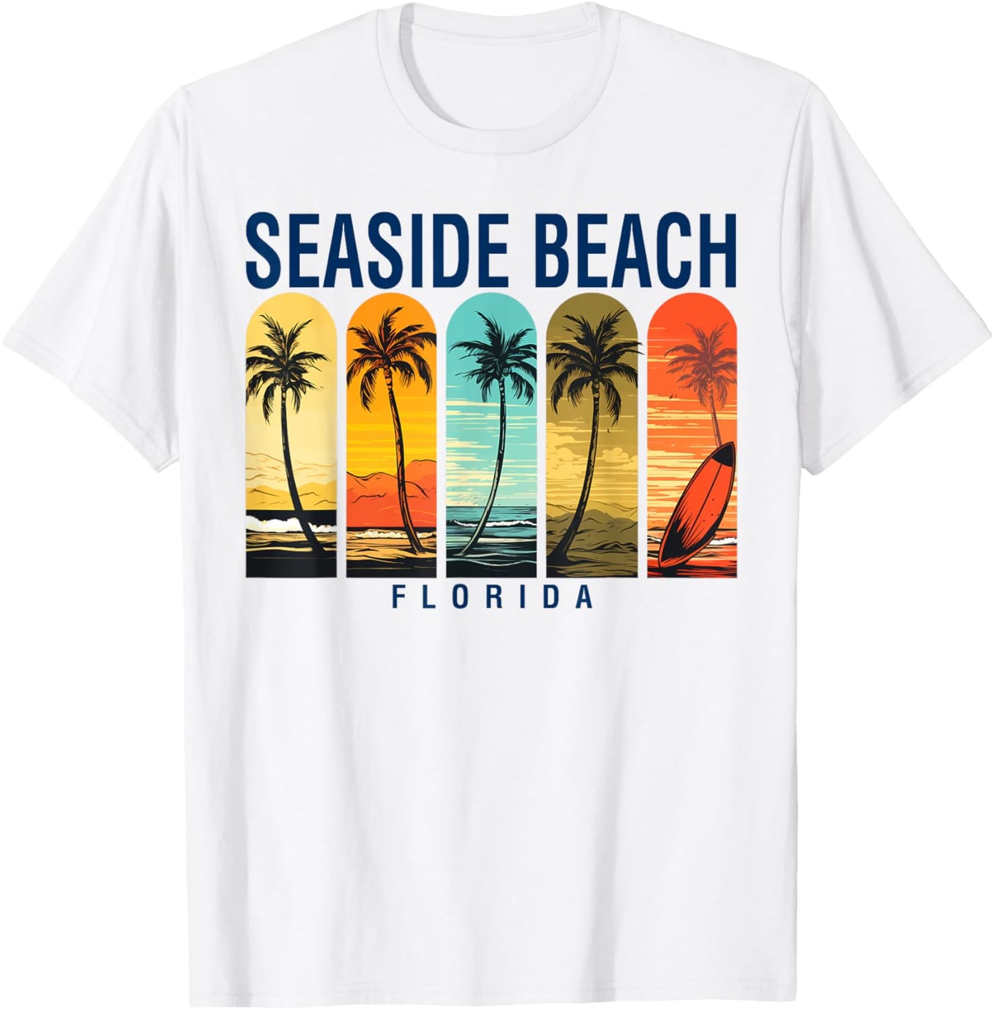 Seaside Beach Florida Men Beach Rider Women T-Shirt - T-Shirt | White