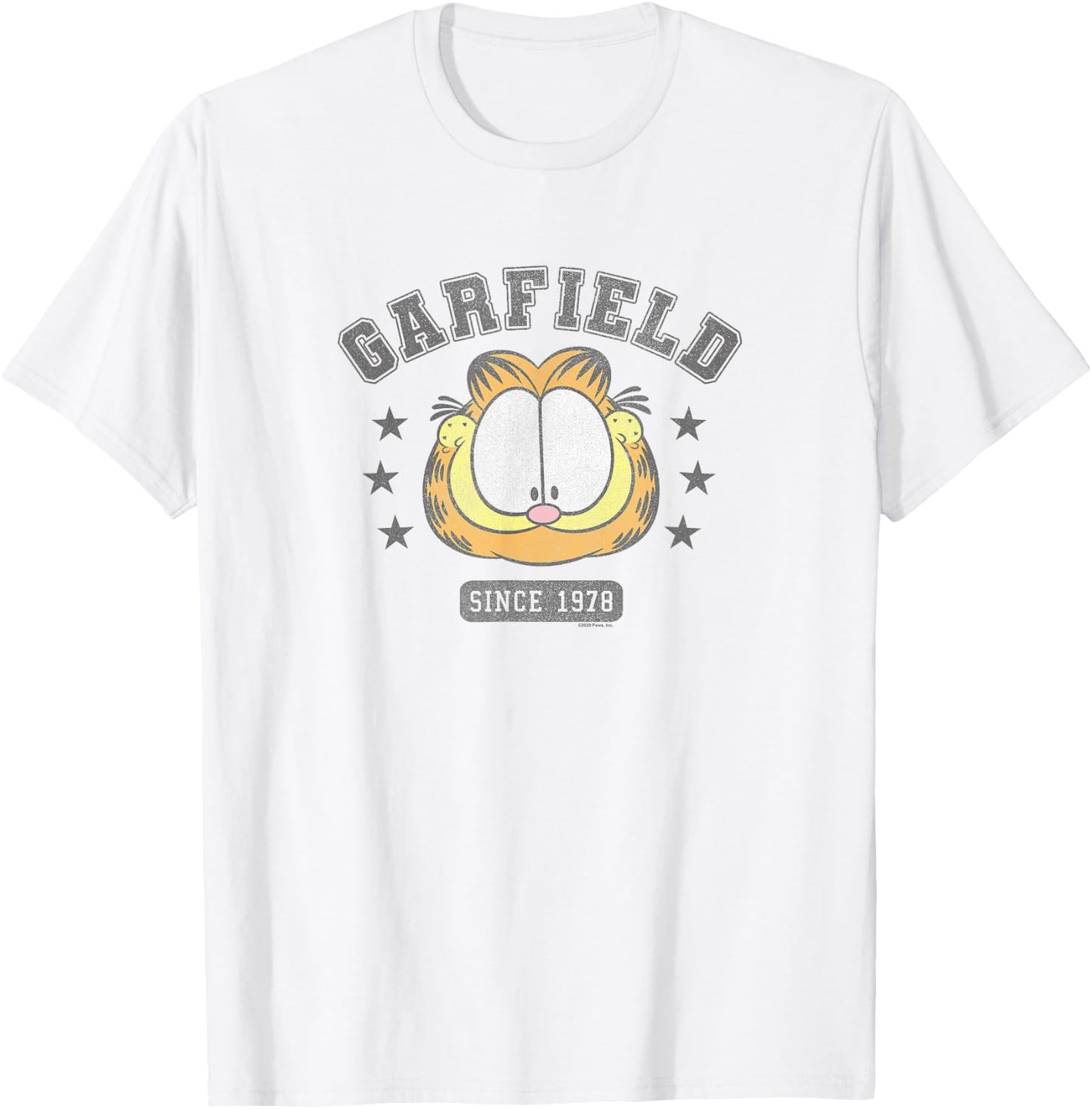 Garfield Big Face College Since 1978 T-Shirt - T-Shirt | White