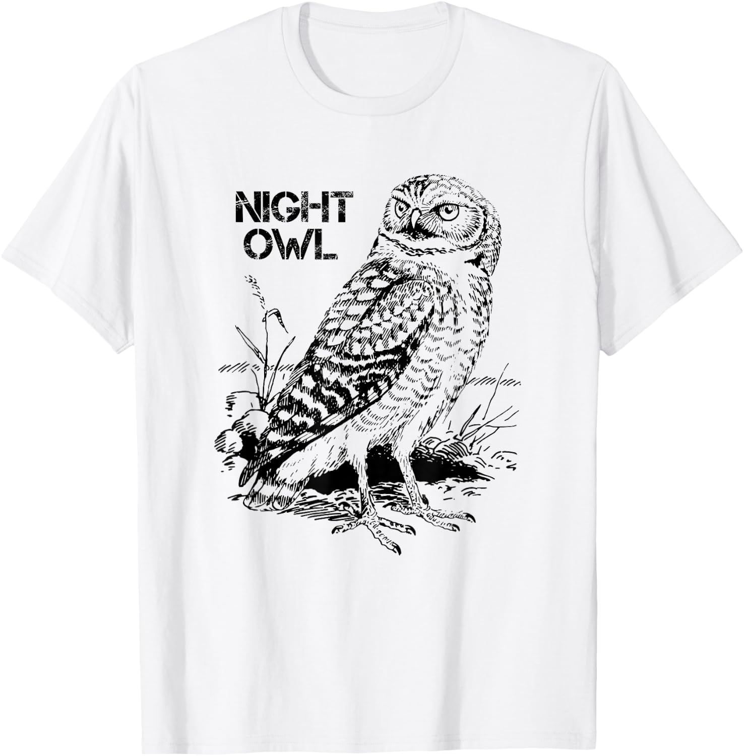 Night Owl for the Night Shift Worker T-Shirt - T-Shirt | White
