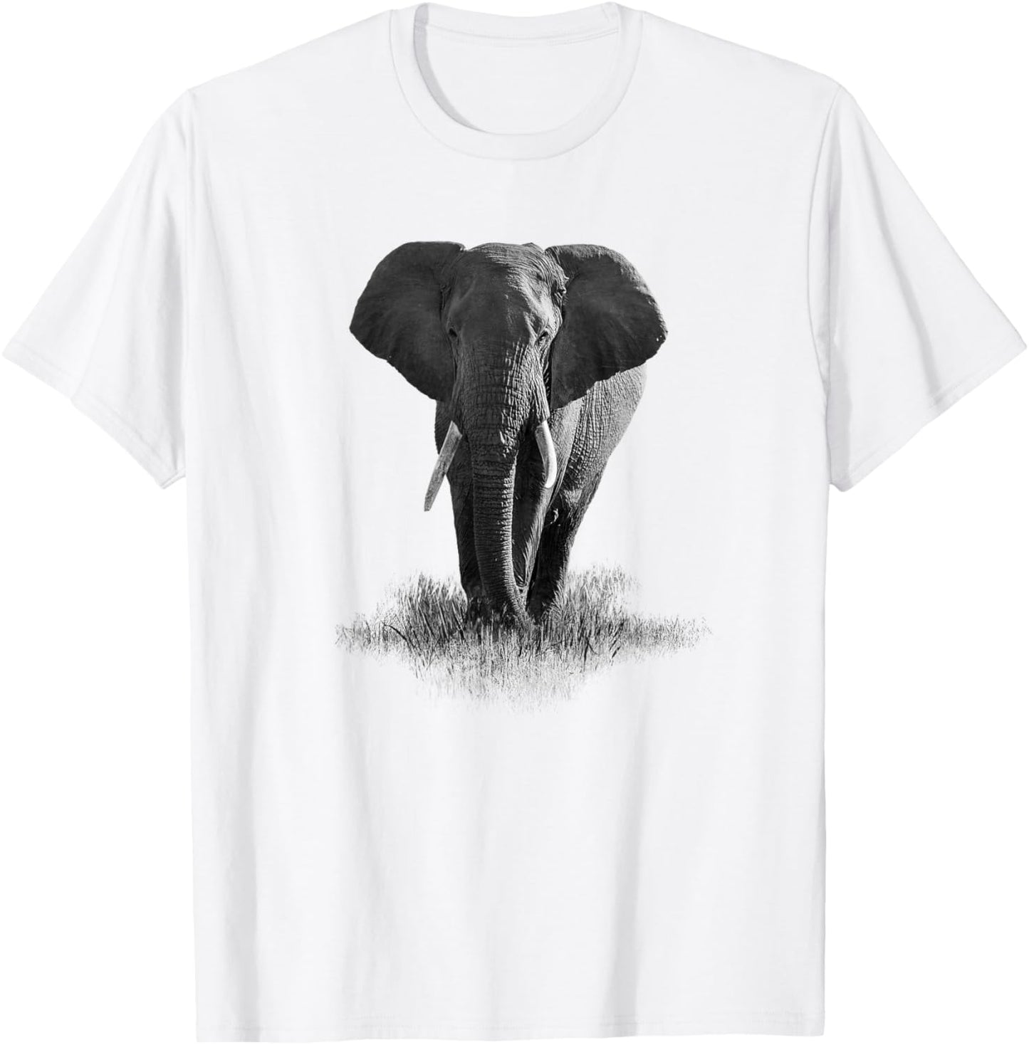 Elephant Animal Art - Zookeeper Zoologist Save The Elephants , Small, White T-Shirt - T-Shirt | White