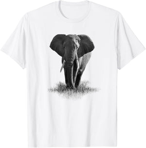 Elephant Animal Art - Zookeeper Zoologist Save The Elephants , Small, White T-Shirt - T-Shirt | White