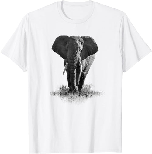 Elephant Animal Art - Zookeeper Zoologist Save The Elephants , Small, White