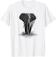 Elephant Animal Art - Zookeeper Zoologist Save The Elephants , Small, White T-Shirt - T-Shirt | White