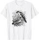 Shrike Bird Print T-Shirt - T-Shirt | White