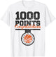 1000 Points Basketball Scorer High School Basketball Player T-Shirt - T-Shirt | White