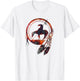 ZuZu Spirit Kids -Adults Blue Small Modern Graphic T-Shirt - T-Shirt | White