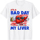 It's A Bad Day To Be My Liver Drinking Beer 4th of July Women Men T-Shirt - T-Shirt | White