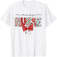 NICU Nurse Christmas Coquette Bow Holiday NICU Crew Team T-Shirt - T-Shirt | White
