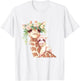 Love Giraffes Women Shirt Giraffe Lovers for kids and girls T-Shirt - T-Shirt | White
