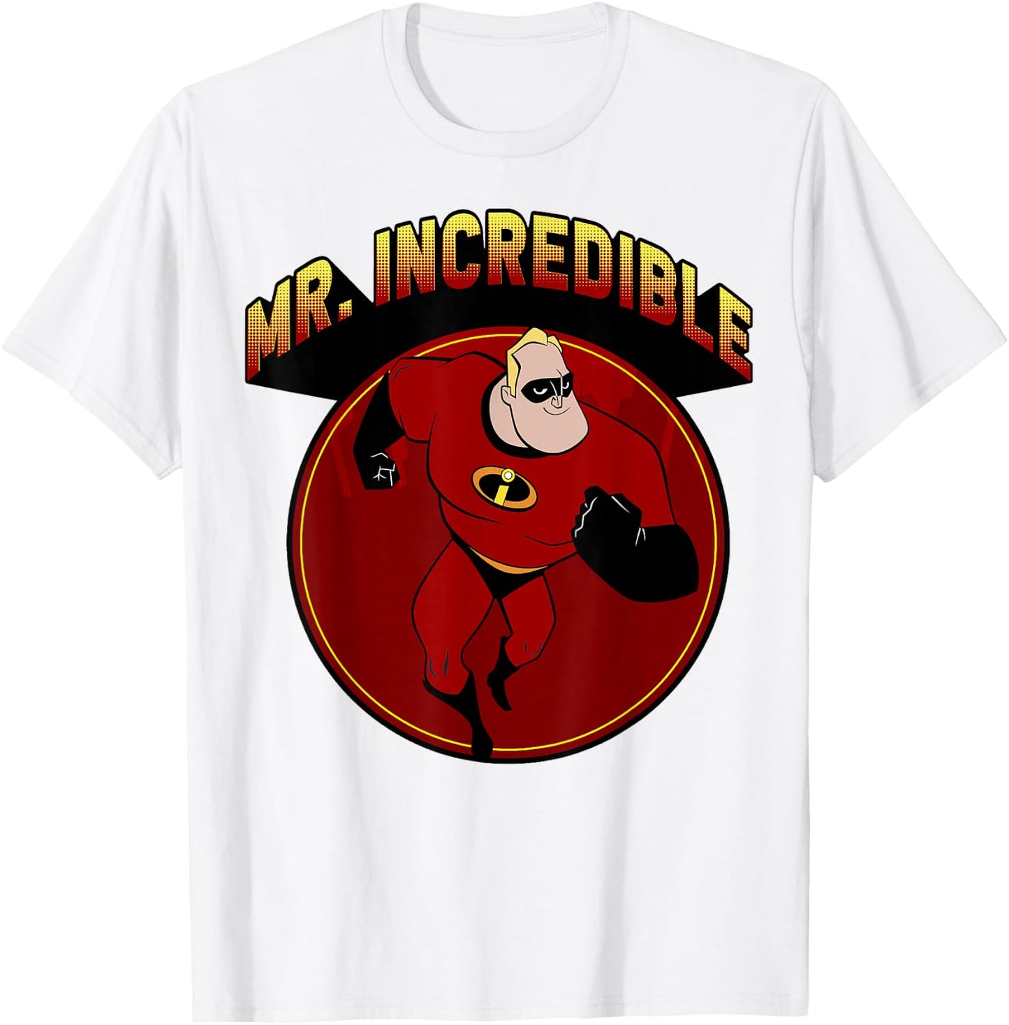 Disney Pixar The Incredibles Mr. Incredible Portrait T-Shirt - T-Shirt | White