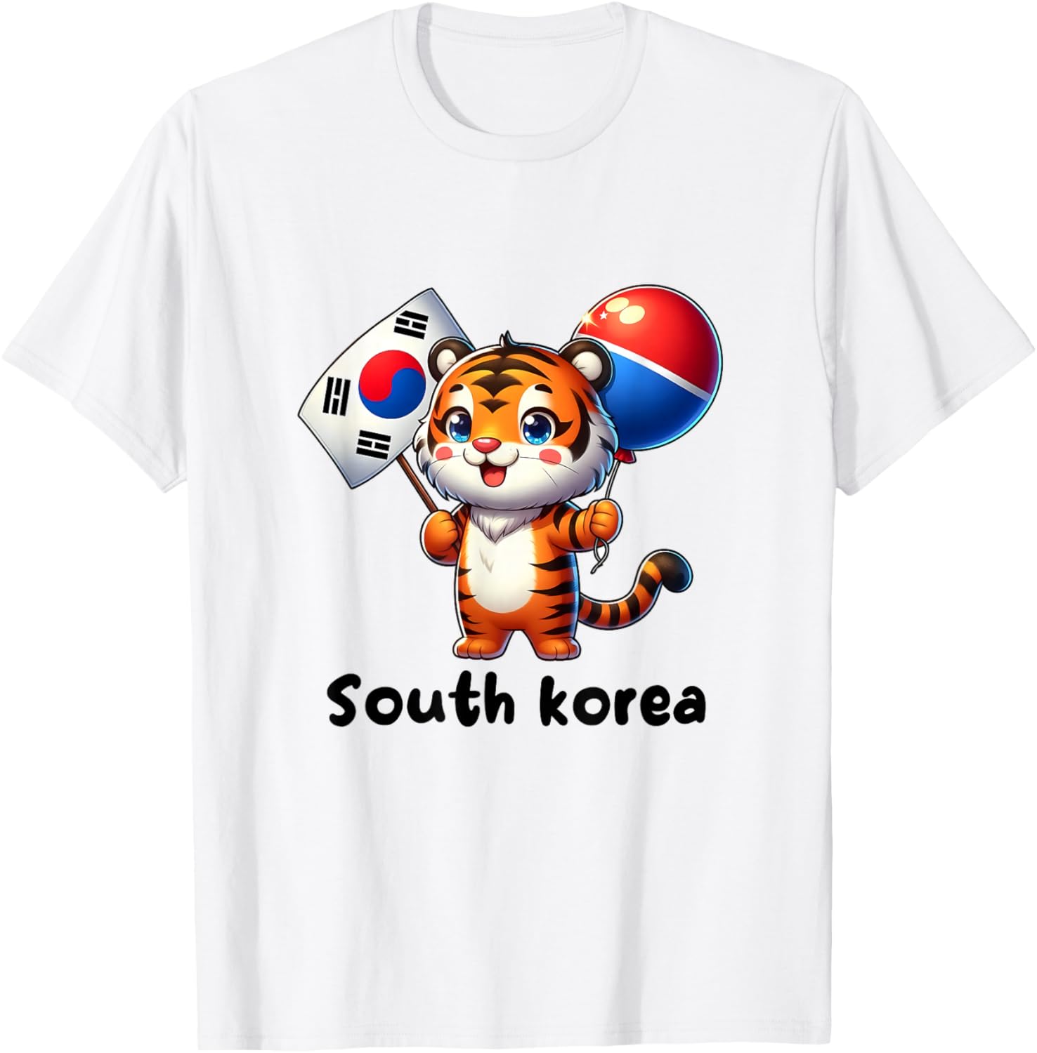 Südkorea Korea Flagge für Männer/Frauen/Jugendliche/Kinder T-Shirt - T-Shirt | White