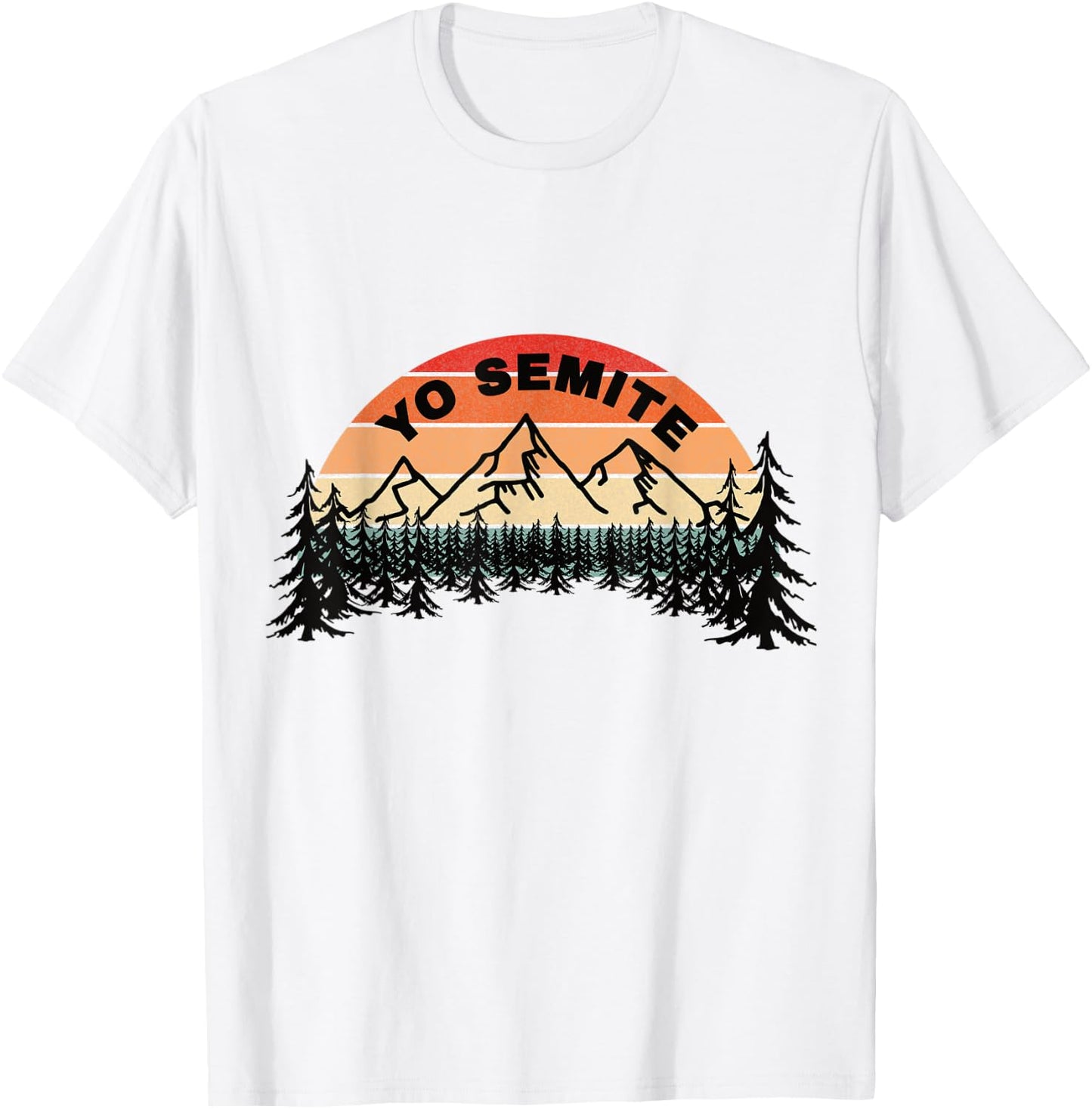 Yo Semite Mispronunciation T-Shirt - T-Shirt | White