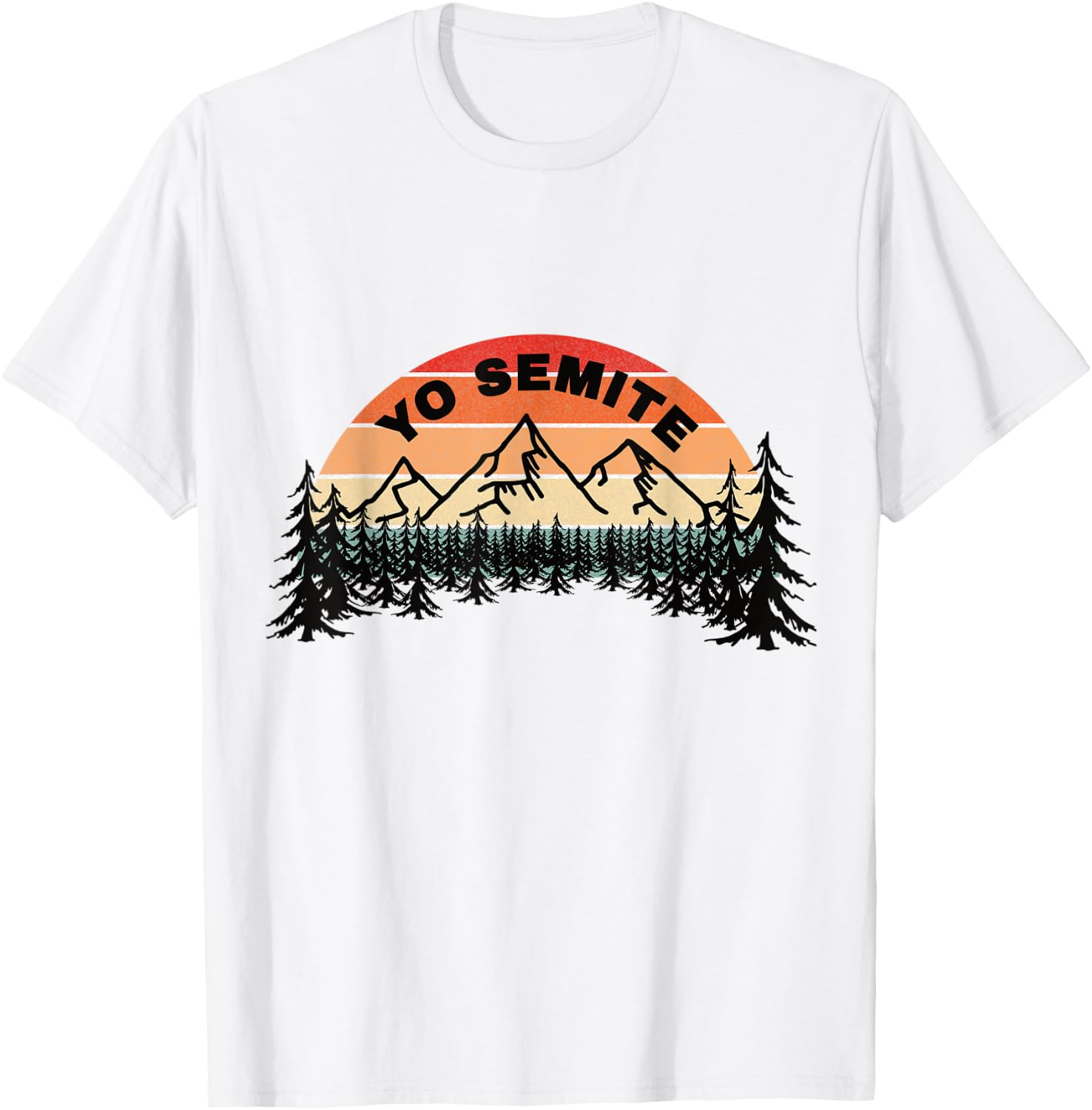 Yo Semite Mispronunciation T-Shirt - T-Shirt | White