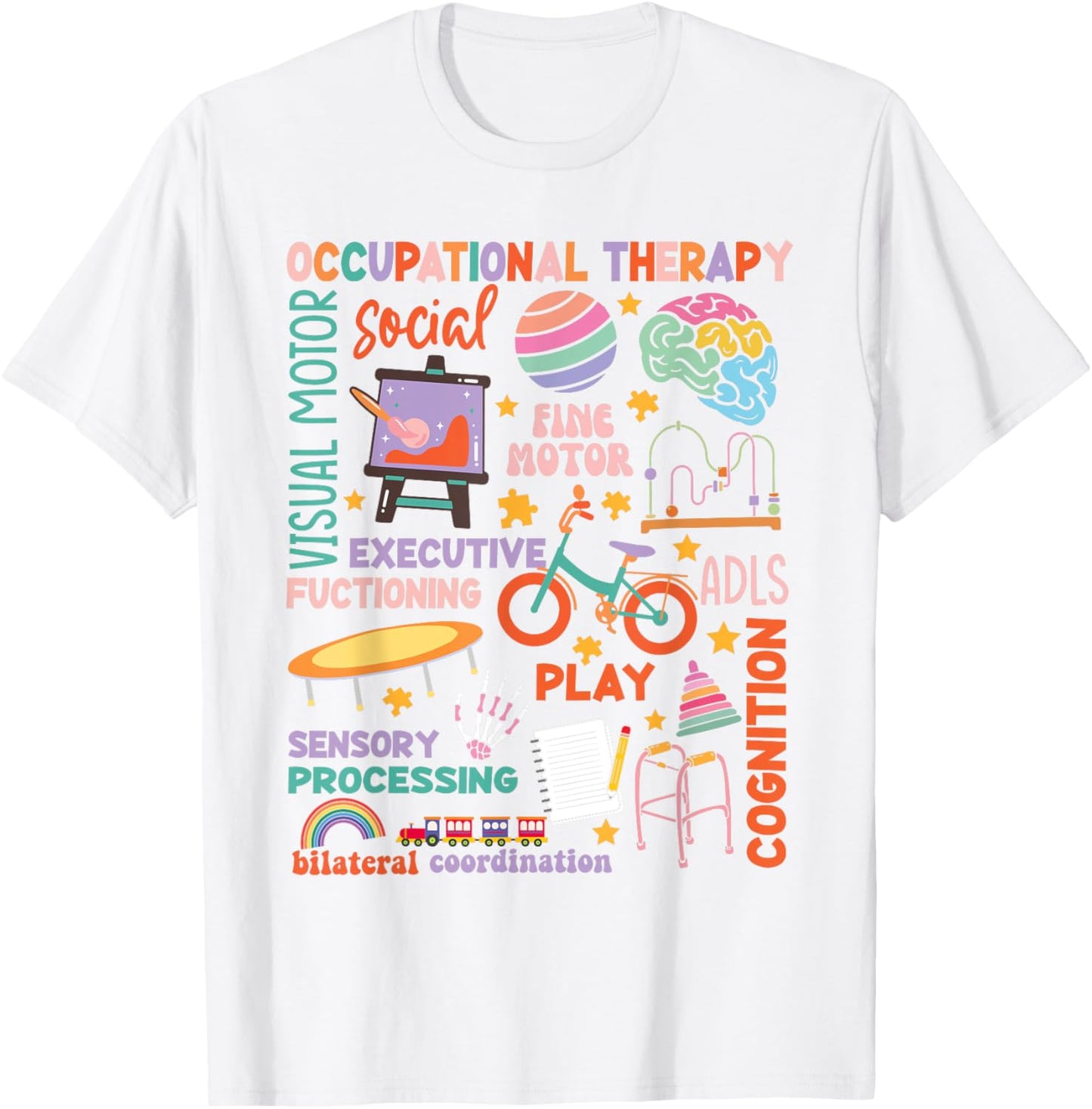 Occupational Therapy -OT Therapist OT Month design idea T-Shirt - T-Shirt | White