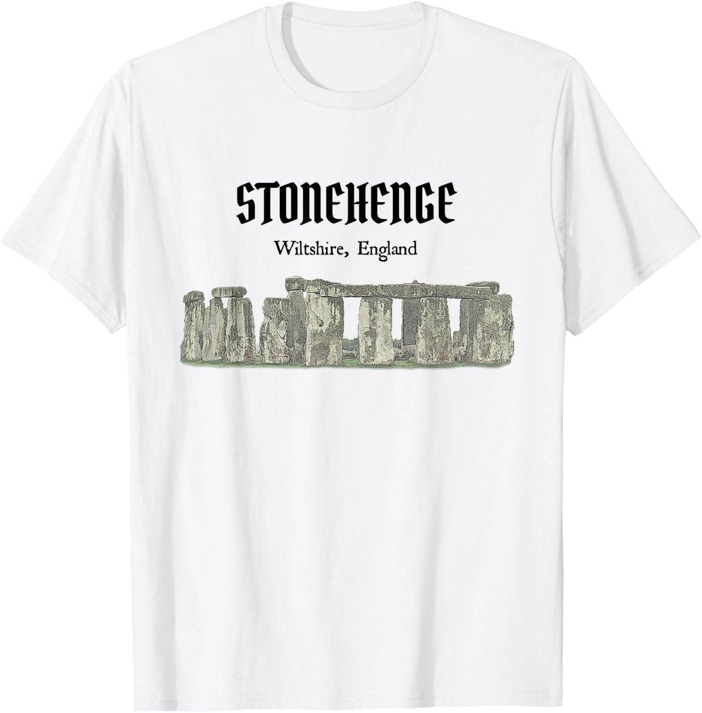 Stonehenge England Souvenir T-Shirt - T-Shirt | White