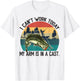 I Can't Work Today, My Arm Is In A Cast, Fishing Vintage T-Shirt - T-Shirt | White
