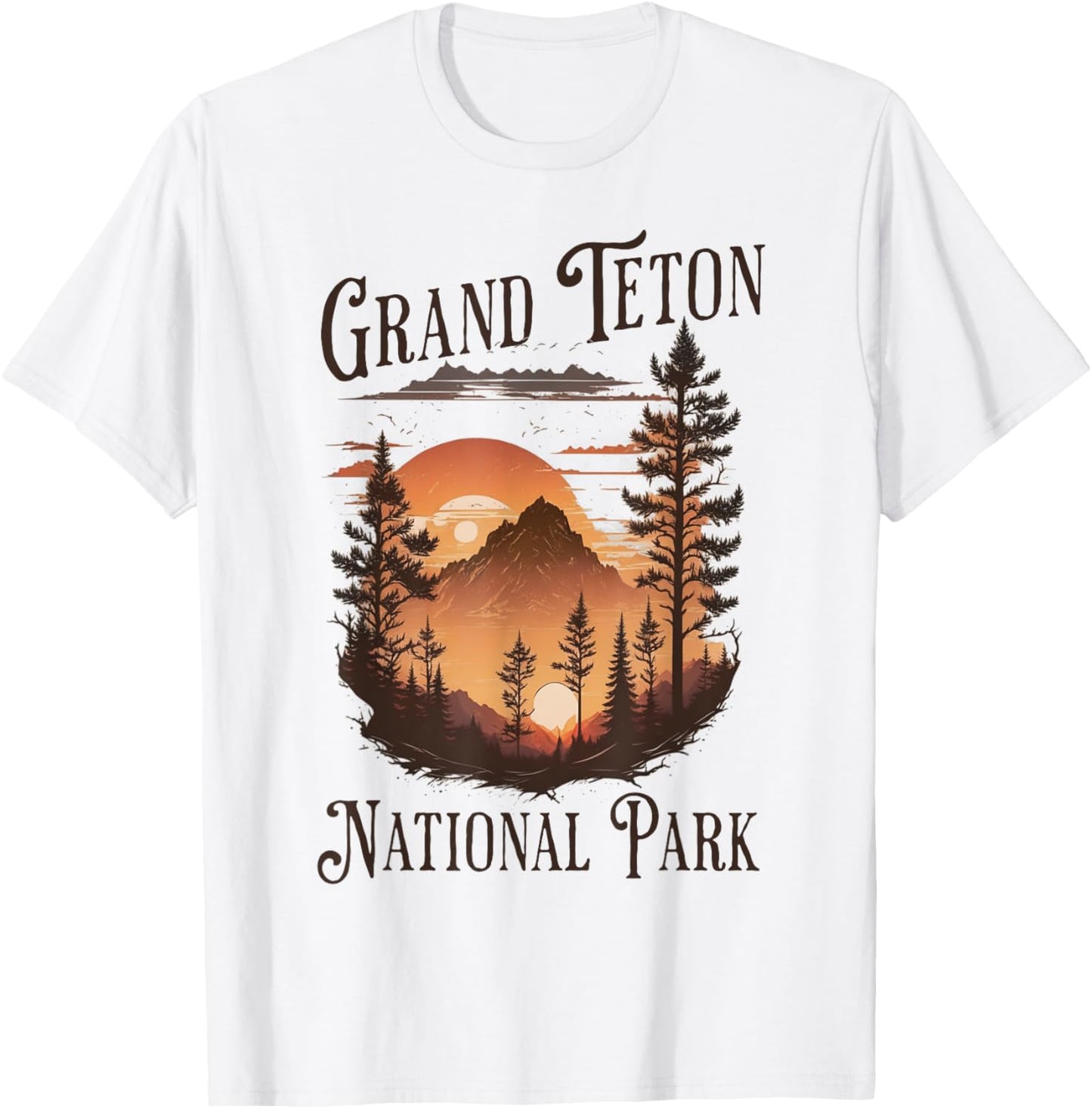 Grand Teton National Park T-Shirt - T-Shirt | White